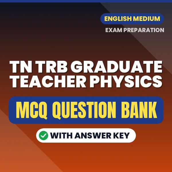 TN TRB Graduate Teacher Physics MCQ with Answer Key Book PDF in English – Exam-Oriented Objective Questions for Quick Revision