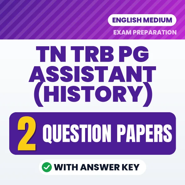 TN TRB PG Assistant (History) Exam Question Paper Series (English): 2 Exam-Like Question Papers with Answers