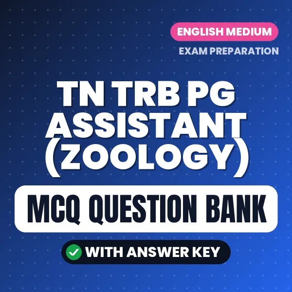 Best MCQ eBook for TN TRB PG Assistant (Zoology) Exam in English | Selected Questions with Answer Key