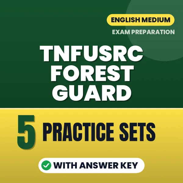 Test Your TNFUSRC Forest Guard Exam Preparation – 5 Practice Sets with Answer Key in PDF Format (English)