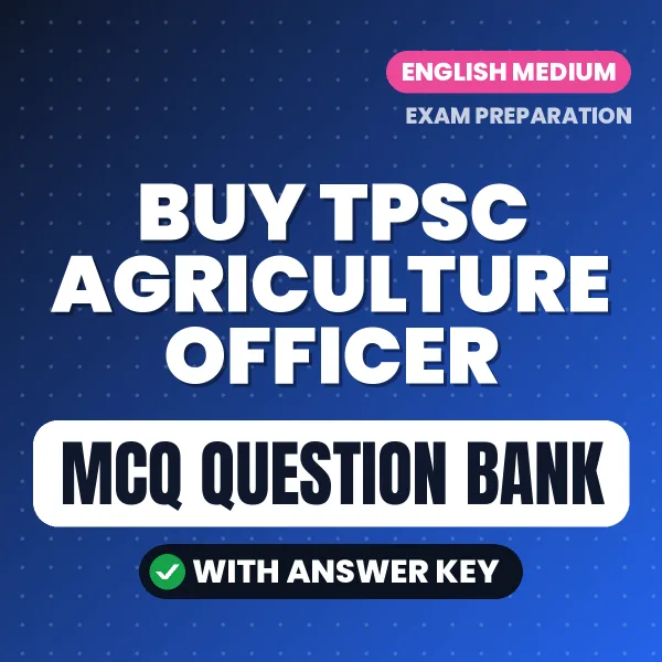 Buy TPSC AGRICULTURE OFFICER Exam Objective Type Questions eBook in English – Latest Pattern MCQ Collection