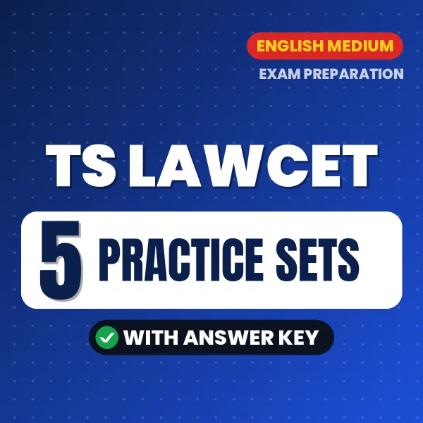 TS LAWCET Exam Practice Set Series (English): 5 Exam-Like Practice Sets with Answers