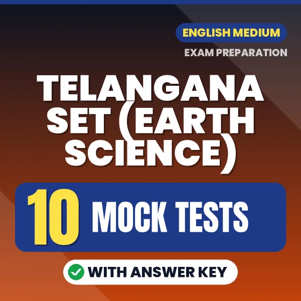 Latest Pattern Telangana SET (Earth Science) Mock Test eBook in English – 10 Mock Tests with Answer Key for Self-Assessment