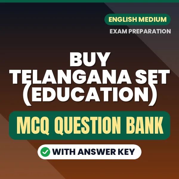 Buy TELANGANA SET (EDUCATION) Exam Objective Type Questions eBook in English – Latest Pattern MCQ Collection