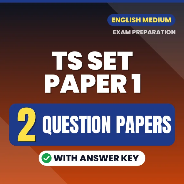 Download 2 TS SET Paper 1 Question Papers PDF (English) Based on the Latest Exam Pattern