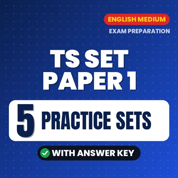 Download 5 TS SET Paper 1 Practice Sets PDF (English) Based on the Latest Exam Pattern
