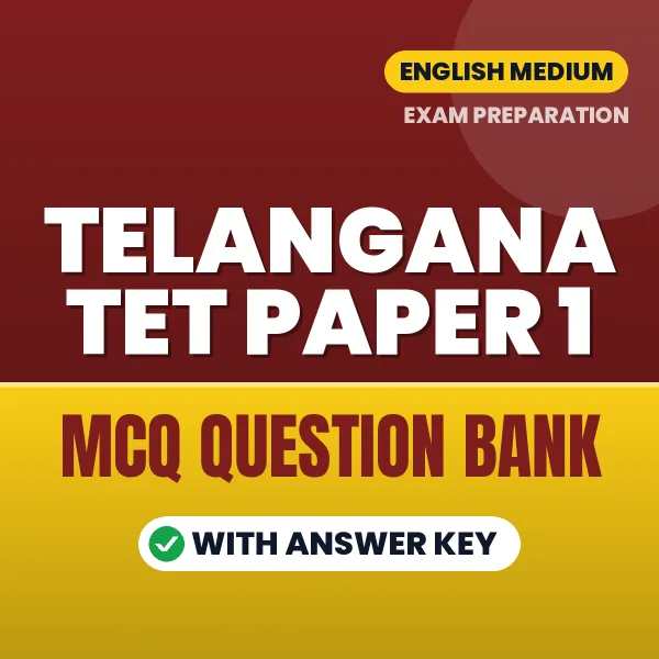Telangana TET Paper 1 MCQ with Answer Key Book PDF in English – Exam-Oriented Objective Questions for Quick Revision
