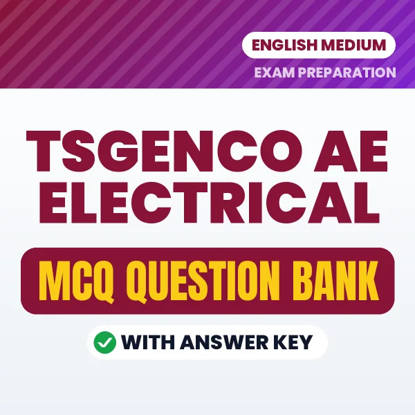 Prepare for TSGENCO AE Electrical Exam with Multiple Choice Questions & Answers PDF in English
