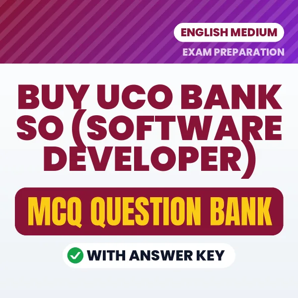 Buy UCO Bank SO (Software Developer) Exam Objective Type Questions eBook in English – Latest Pattern MCQ Collection