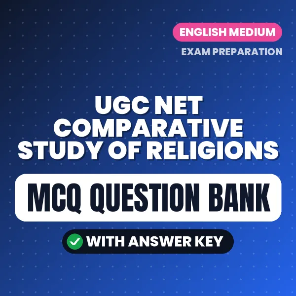 Download UGC NET Comparative Study of Religions Exam MCQ PDF in English – Important Objective Questions with Answers