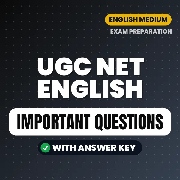 UGC NET English Exam Guide PDF in English – Important Questions for Quick Revision