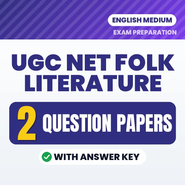 Boost Your UGC NET Folk Literature Exam Score with 2 Question Papers with Answer Key in English – PDF eBook