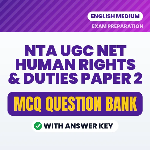 Crack NTA UGC NET Human Rights & Duties Paper 2 Exam with This MCQ Practice Book PDF in English – Instant Download