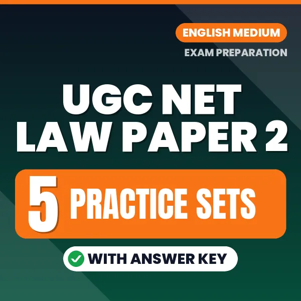 5 Practice Sets for UGC NET Law Paper 2 Exam in English | Practice eBook with Answer Key – Instant PDF Download