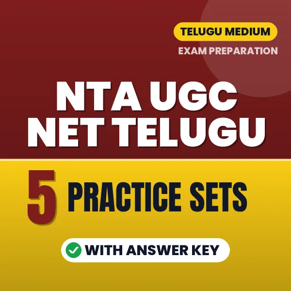 NTA UGC NET Telugu Practice Set PDF in Telugu – 5 Full-Length Practice Sets with Answer Key