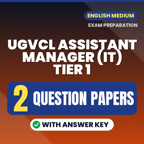 Boost Your UGVCL Assistant Manager (IT) Tier 1 Exam Score with 2 Question Papers with Answer Key in English – PDF eBook