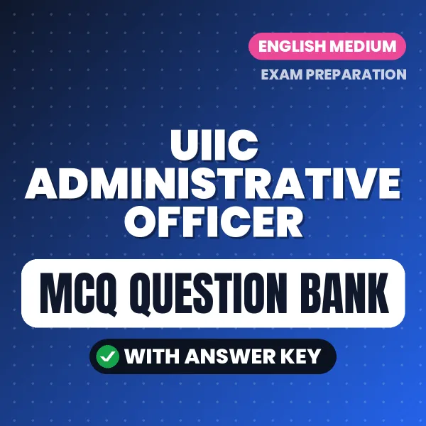 Crack UIIC Administrative Officer Exam with This MCQ Practice Book PDF in English – Instant Download