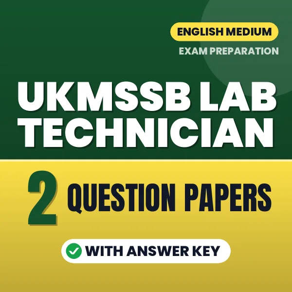 Test Your UKMSSB Lab Technician Exam Preparation – 2 Question Papers with Answer Key in PDF Format (English)