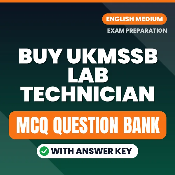 Buy UKMSSB Lab Technician Exam Objective Type Questions eBook in English – Latest Pattern MCQ Collection
