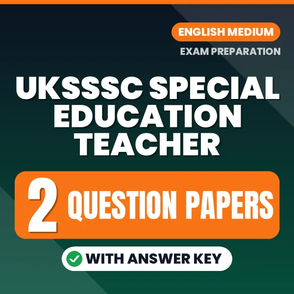 UKSSSC Special Education Teacher Exam Question Paper Series (English): 2 Exam-Like Question Papers with Answers