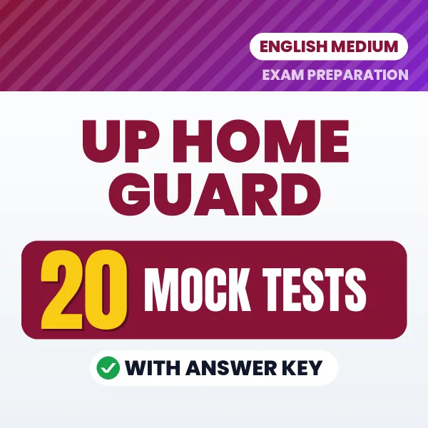 Latest Pattern UP Home Guard Mock Test eBook in English – 20 Mock Tests with Answer Key for Self-Assessment