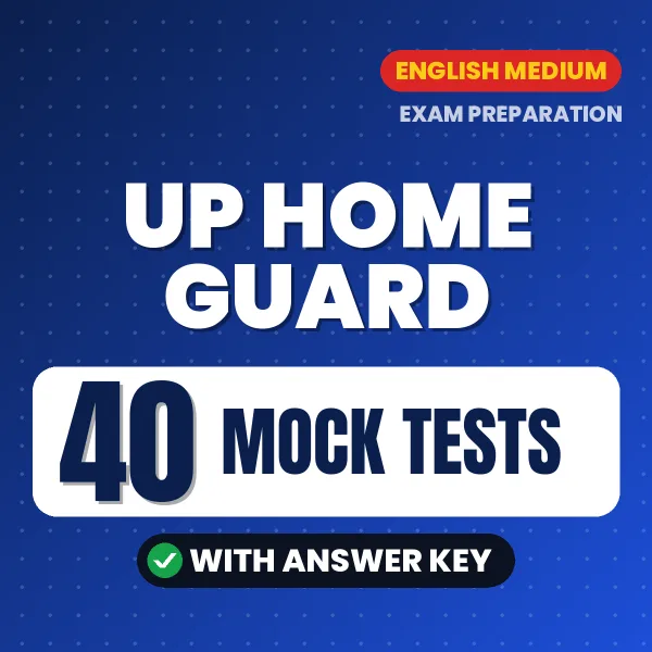 Latest Pattern UP Home Guard Mock Test eBook in English – 40 Mock Tests with Answer Key for Self-Assessment
