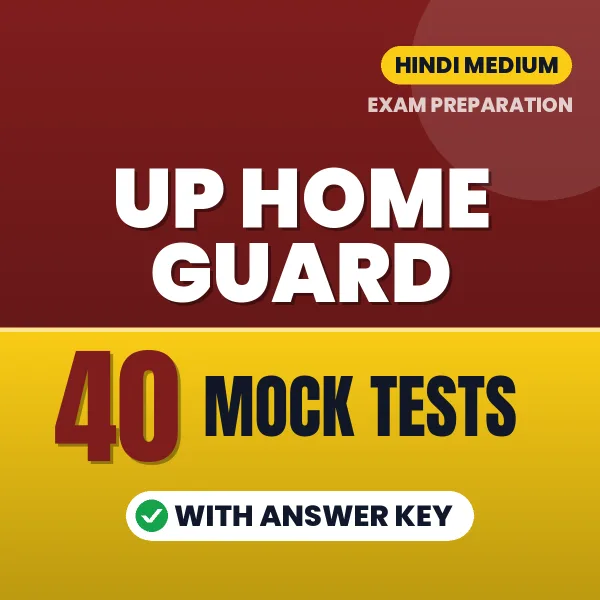 UP Home Guard Mock Test PDF in Hindi – 40 Full-Length Mock Tests with Answer Key