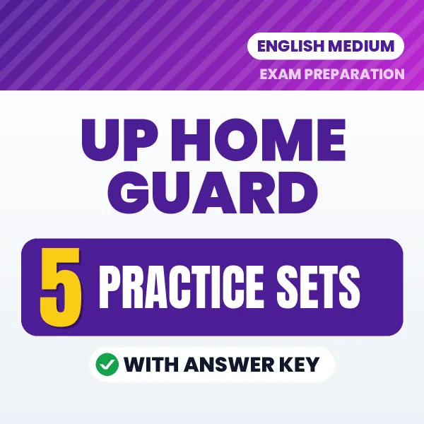 Latest Pattern UP Home Guard Practice Set eBook in English – 5 Practice Sets with Answer Key for Self-Assessment