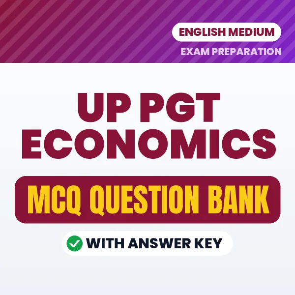Best MCQ eBook for UP PGT Economics Exam in English | Selected Questions with Answer Key