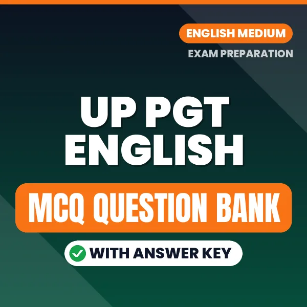 UP PGT ENGLISH Important MCQs with Answers (English) – Digital Question Bank for Exam Preparation