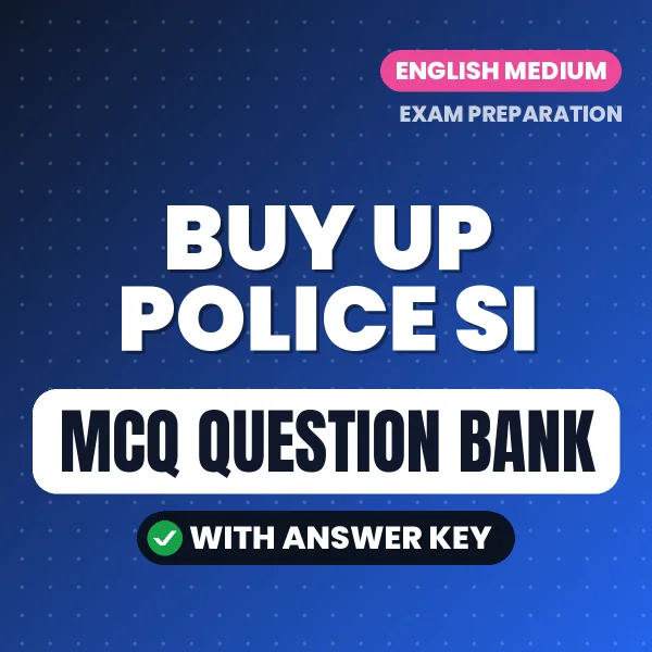 Buy UP POLICE SI Exam Objective Type Questions eBook in English – Latest Pattern MCQ Collection