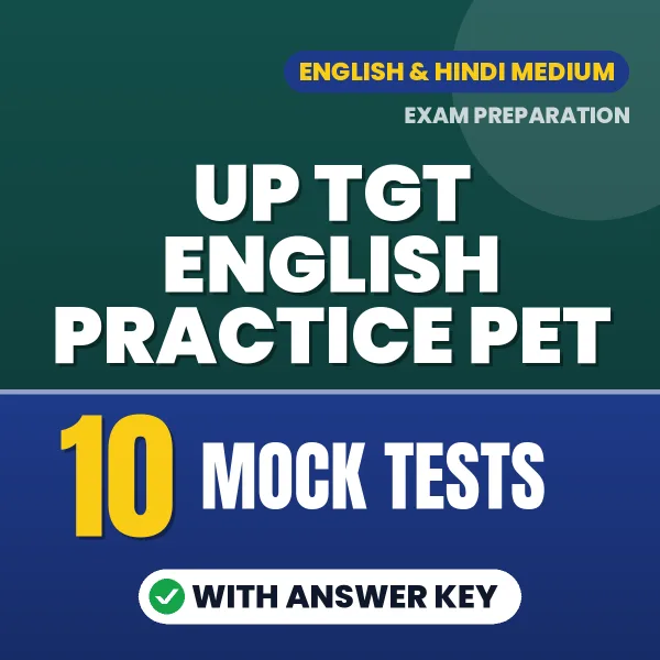 Practice for UP TGT English Practice Pet Exam at Home – 10 Mock Tests PDF in Hindi with Answers