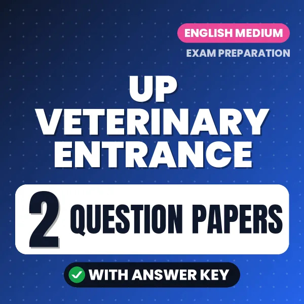 Latest Pattern UP Veterinary Entrance Question Paper eBook in English – 2 Question Papers with Answer Key for Self-Assessment