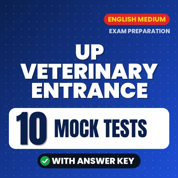 Latest Pattern UP Veterinary Entrance Mock Test eBook in English – 10 Mock Tests with Answer Key for Self-Assessment