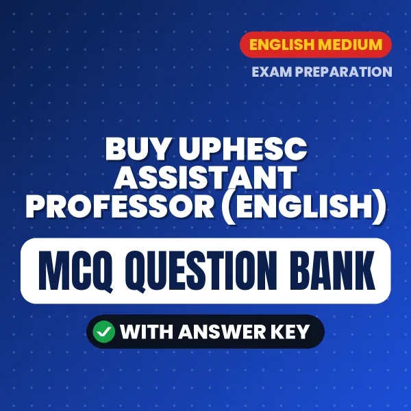 Buy UPHESC Assistant Professor (English) Exam Objective Type Questions eBook in English – Latest Pattern MCQ Collection