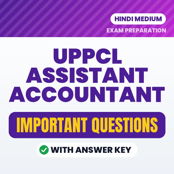 UPPCL Assistant Accountant Exam Guide PDF in Hindi – Important Questions for Quick Revision