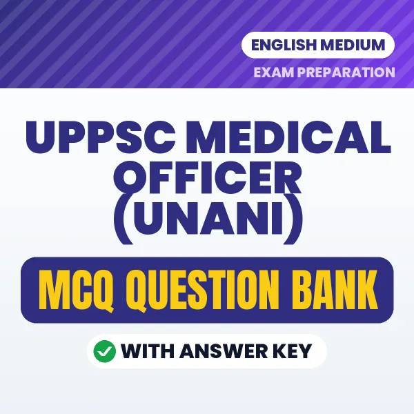 Crack UPPSC Medical Officer (Unani) Exam with This MCQ Practice Book PDF in English – Instant Download