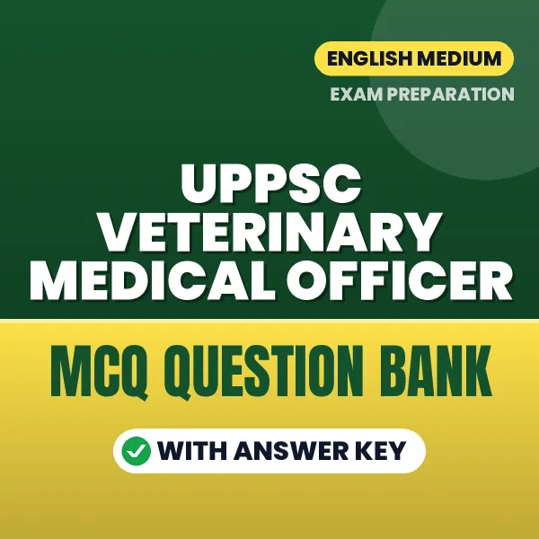 UPPSC Veterinary Medical Officer MCQ with Answer Key Book PDF in English – Exam-Oriented Objective Questions for Quick Revision