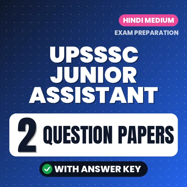 Boost Your UPSSSC Junior Assistant Exam Score with 2 Question Papers with Answer Key in Hindi – PDF eBook