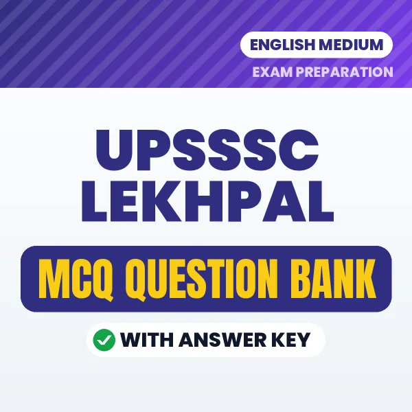 Best MCQ eBook for UPSSSC Lekhpal Exam in English | Selected Questions with Answer Key