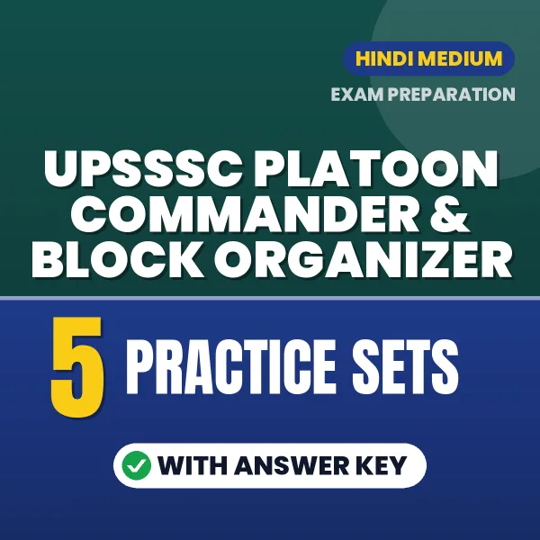 Boost Your UPSSSC Platoon Commander & Block Organizer Exam Score with 5 Practice Sets with Answer Key in Hindi – PDF eBook