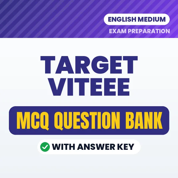 Target VITEEE Exam Objective Question Bank (English): MCQs with Answer Key Based on the Latest Syllabus