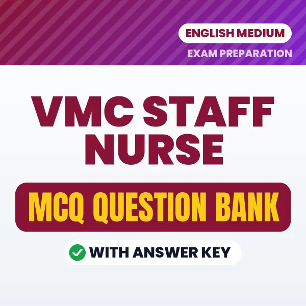 VMC Staff Nurse MCQ with Answer Key Book PDF in English – Exam-Oriented Objective Questions for Quick Revision