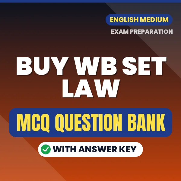Buy WB SET Law Exam Objective Type Questions eBook in English – Latest Pattern MCQ Collection