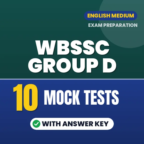 10 Mock Tests for WBSSC Group D Exam in English | Practice eBook with Answer Key – Instant PDF Download
