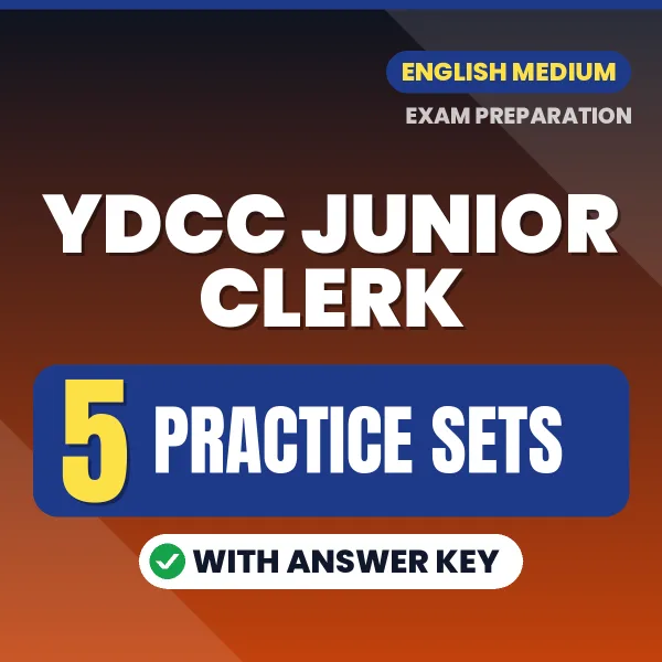 5 Practice Sets for YDCC Junior Clerk Exam in English | Practice eBook with Answer Key – Instant PDF Download
