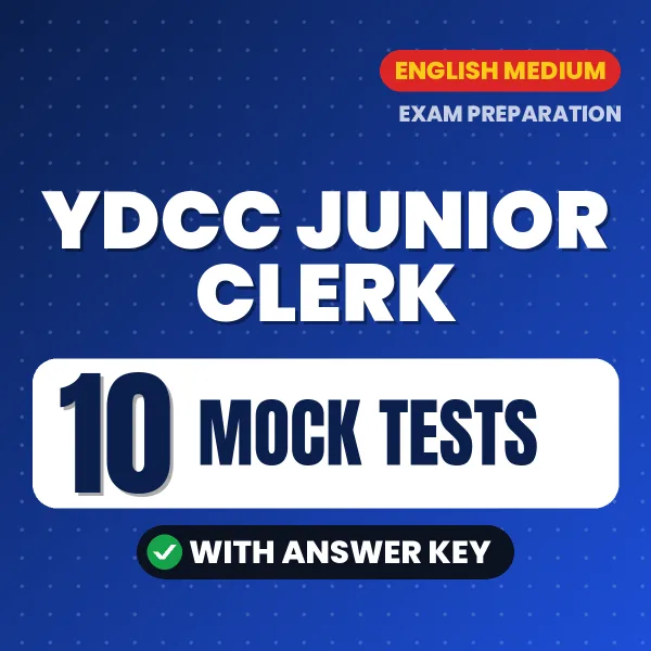 10 Mock Tests for YDCC Junior Clerk Exam in English | Practice eBook with Answer Key – Instant PDF Download