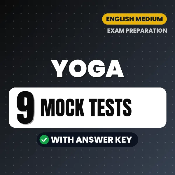 Boost Your Yoga Exam Score with 9 Mock Tests with Answer Key in English – PDF eBook