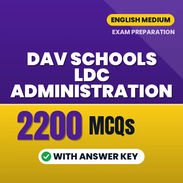 DAV Schools LDC Administration Exam 2026 – 2200 Most Important MCQ Practice Questions | English Medium PDF