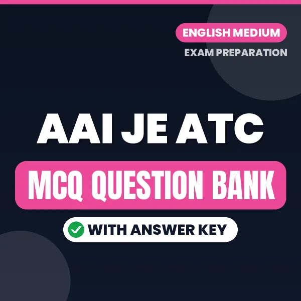 AAI JE ATC MCQ with Answer Key Book PDF in English – Exam-Oriented Objective Questions for Quick Revision